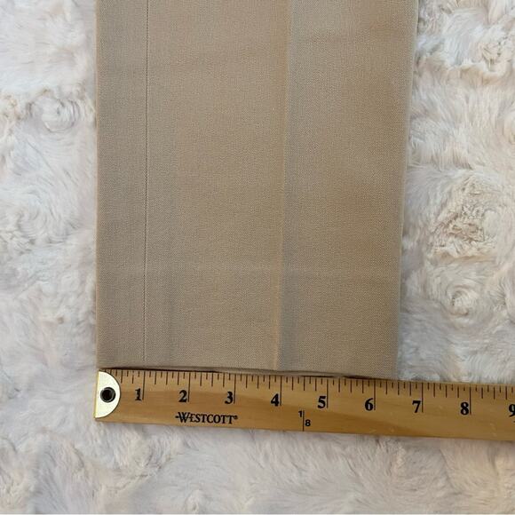 Saks Fifth Avenue Sport Women’s Dress Pants Size 6 Beige Pleated High Rise - Picture 13 of 13